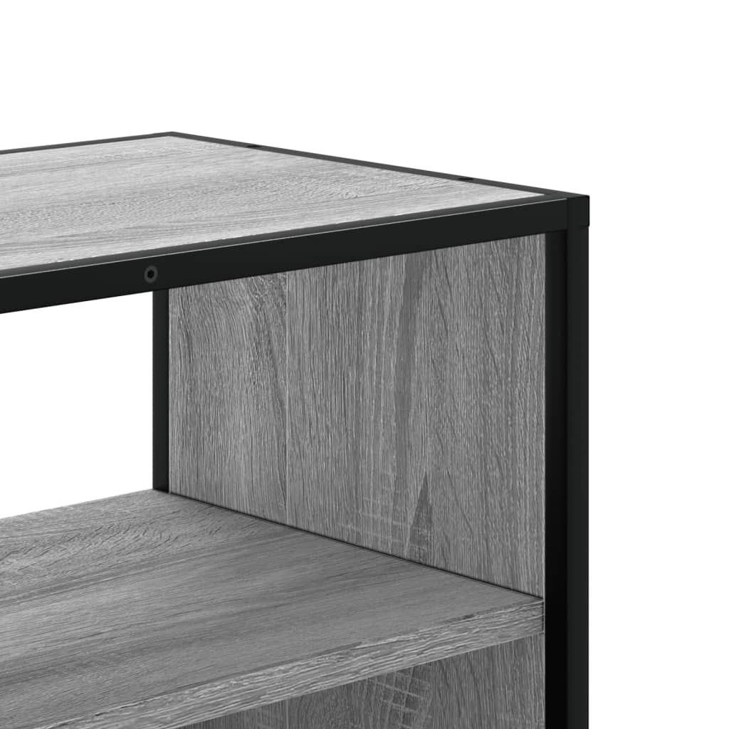 Έπιπλο Τηλεόρασης Γκρι Sonoma 100x31x39,5 εκ. Επεξ.Ξύλο/Μέταλλο - Pakobazaar
