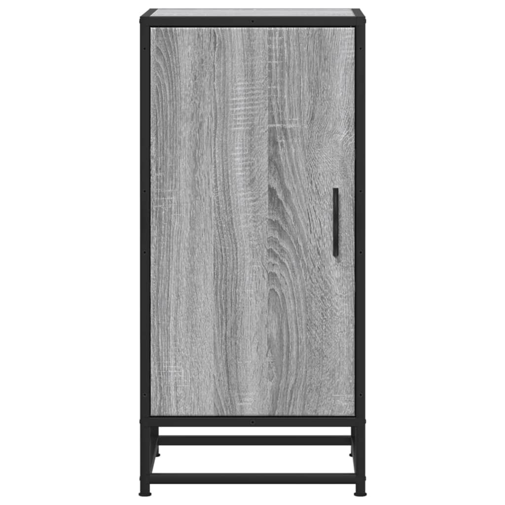 Ραφιέρα Γκρι Sonoma 35,5x35x76 εκ. Επεξ. Ξύλο + Μέταλλο