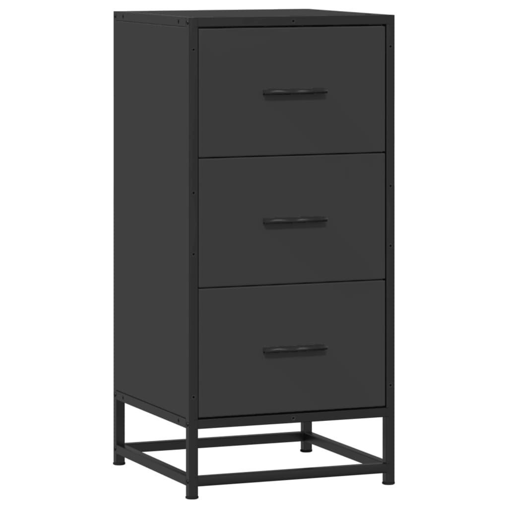 Ραφιέρα Καφέ Δρυς 35,5x35x76 εκ. Επεξ. Ξύλο + Μέταλλο