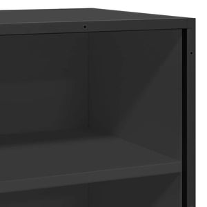 Ραφιέρα Καφέ Δρυς 35,5x35x76 εκ. Επεξ. Ξύλο + Μέταλλο