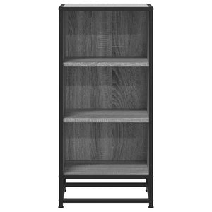 Ραφιέρα Γκρι Sonoma 35,5x35x76 εκ. Επεξ. Ξύλο + Μέταλλο