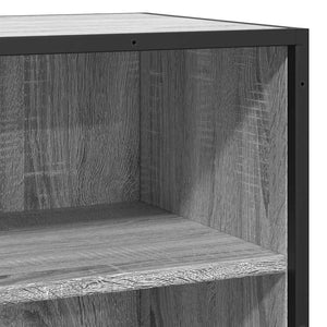 Ραφιέρα Γκρι Sonoma 35,5x35x76 εκ. Επεξ. Ξύλο + Μέταλλο
