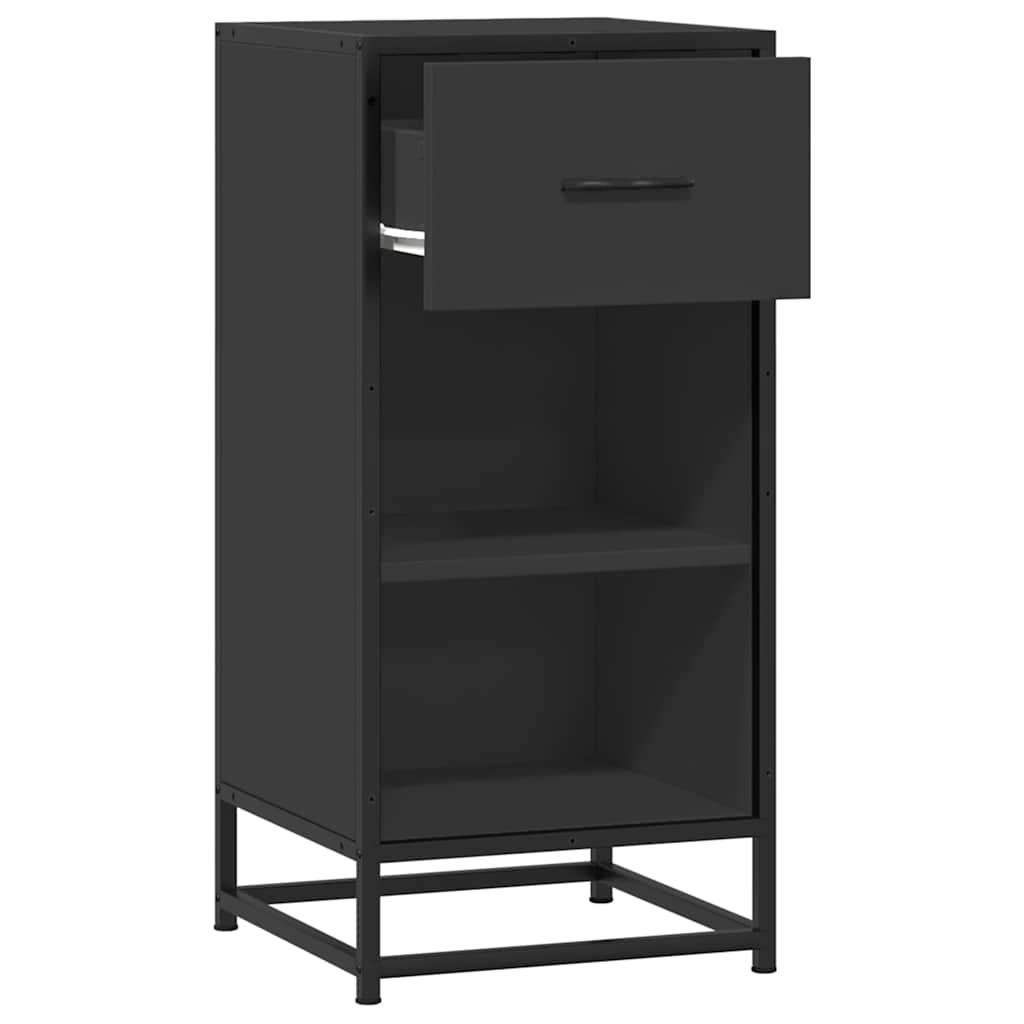 Ραφιέρα Καφέ Δρυς 35,5x35x76 εκ. Επεξ. Ξύλο + Μέταλλο - Pakobazaar