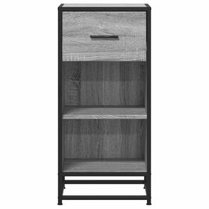 Ραφιέρα Γκρι Sonoma 35,5x35x76 εκ. Επεξ. Ξύλο + Μέταλλο