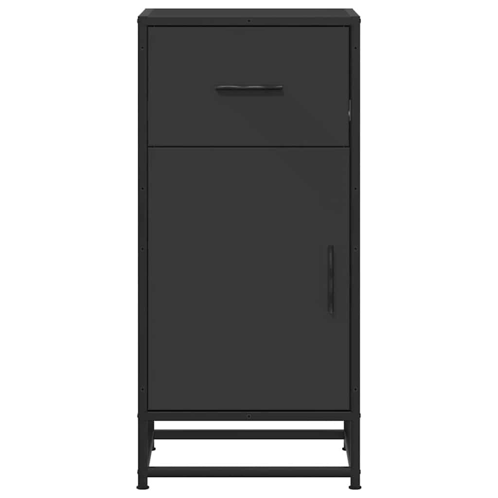 Ραφιέρα Καφέ Δρυς 35,5x35x76 εκ. Επεξ. Ξύλο + Μέταλλο - Pakobazaar