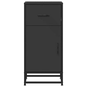Ραφιέρα Καφέ Δρυς 35,5x35x76 εκ. Επεξ. Ξύλο + Μέταλλο