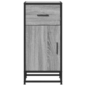Ραφιέρα Γκρι Sonoma 35,5x35x76 εκ. Επεξ. Ξύλο + Μέταλλο