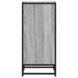 Ραφιέρα Γκρι Sonoma 35,5x35x76 εκ. Επεξ. Ξύλο + Μέταλλο