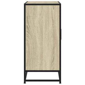 Sideboard Sonoma Oak 68x35x76cm Κατασκευασμένο ξύλο και μέταλλο - Pakobazaar