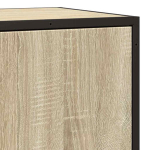 Sideboard Sonoma Oak 68x35x76cm Κατασκευασμένο ξύλο και μέταλλο - Pakobazaar