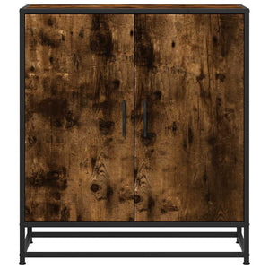 Sideboard Καπνιστή βελανιδιά Κατασκευασμένο ξύλο και μέταλλο