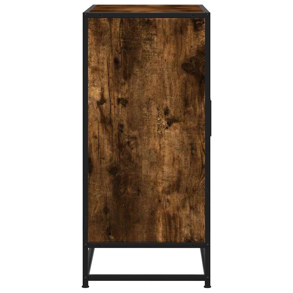 Sideboard Καπνιστή βελανιδιά Κατασκευασμένο ξύλο και μέταλλο