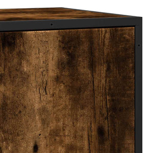 Sideboard Καπνιστή βελανιδιά Κατασκευασμένο ξύλο και μέταλλο