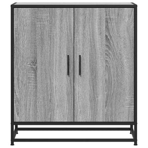 Sideboard Sonoma Oak 68x35x76cm Κατασκευασμένο ξύλο και μέταλλο - Pakobazaar