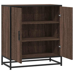 Sideboard καφέ δρυς 68x35x76 cm Κατασκευασμένο ξύλο και μέταλλο