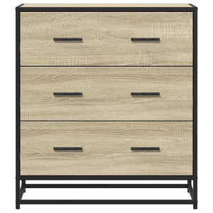 Sideboard Sonoma Oak 68x35x76cm Κατασκευασμένο ξύλο και μέταλλο