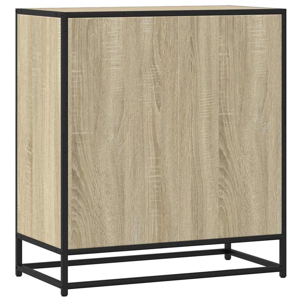 Sideboard Sonoma Oak 68x35x76cm Κατασκευασμένο ξύλο και μέταλλο