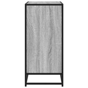 Sideboard Grey Sonoma Κατασκευασμένο ξύλο και μέταλλο