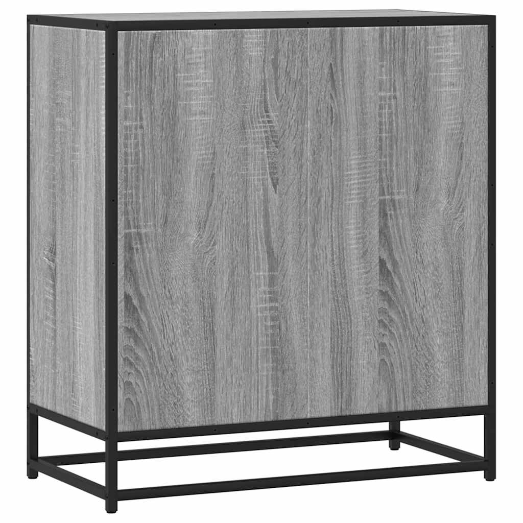 Sideboard Grey Sonoma Κατασκευασμένο ξύλο και μέταλλο