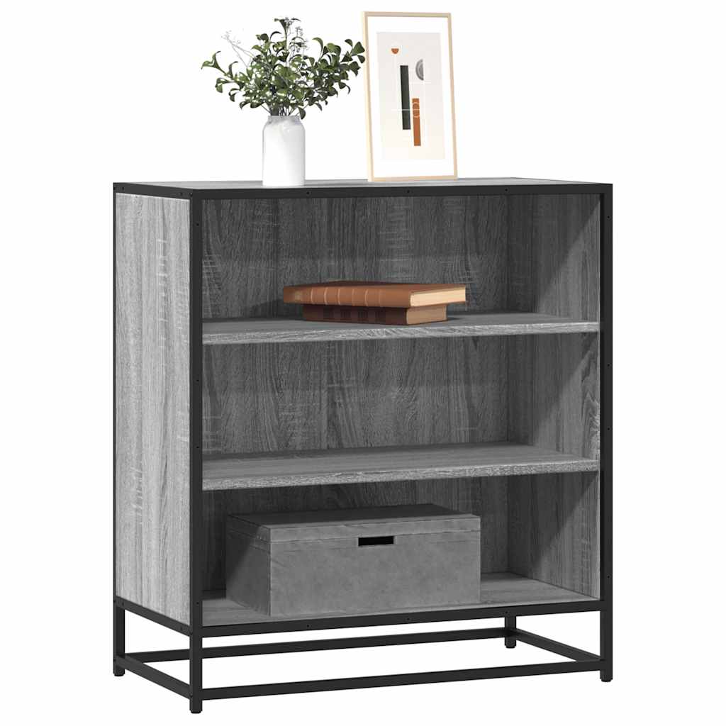Sideboard Grey Sonoma Κατασκευασμένο ξύλο και μέταλλο