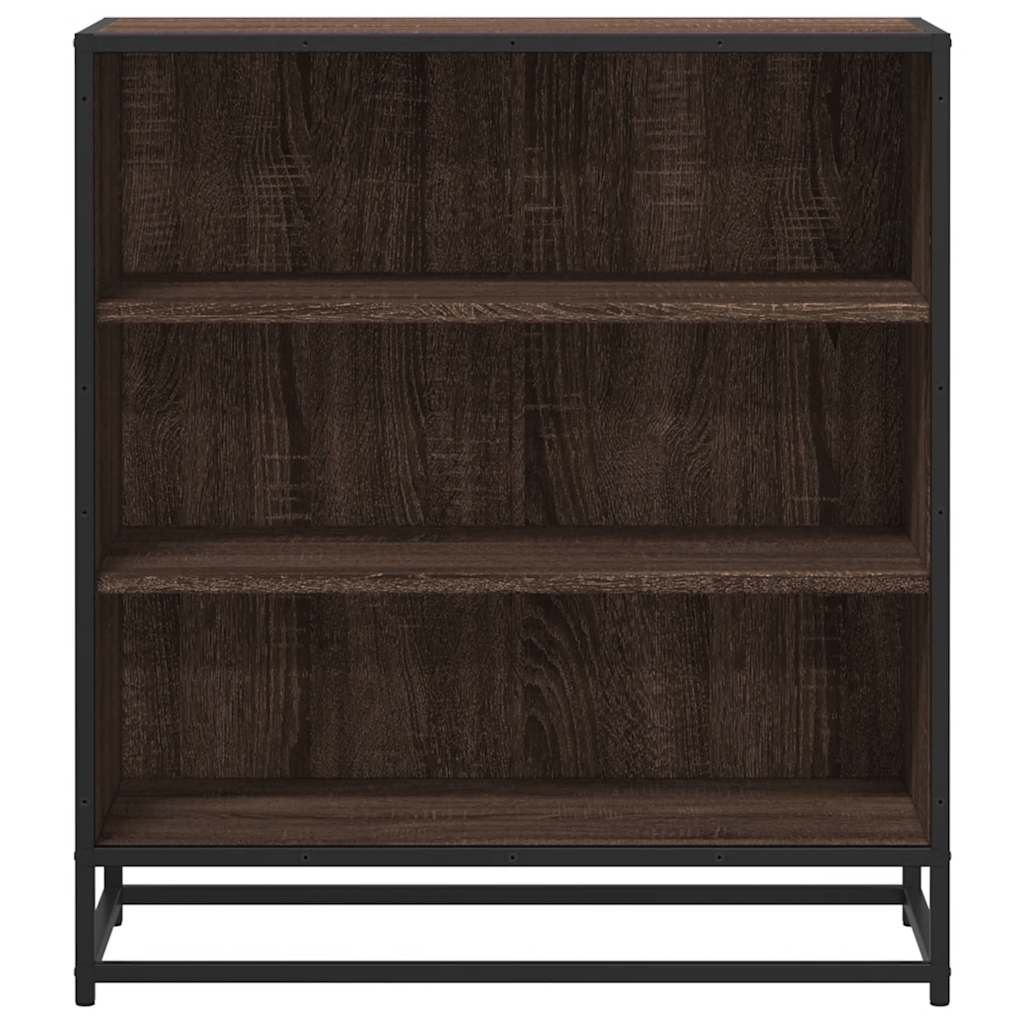 Sideboard καφέ δρυς 68x35x76 cm Κατασκευασμένο ξύλο και μέταλλο