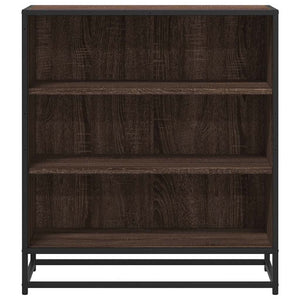 Sideboard καφέ δρυς 68x35x76 cm Κατασκευασμένο ξύλο και μέταλλο