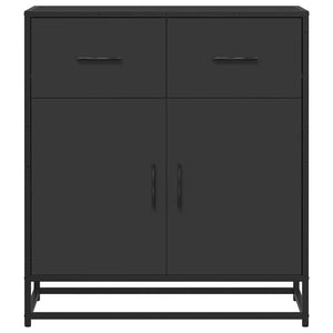 Συρταριέρα Μαύρο 68x35x76 cm Κατασκευασμένο ξύλο