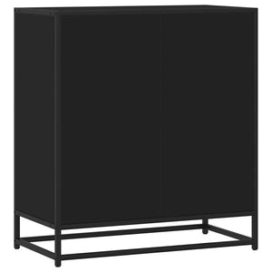 Συρταριέρα Μαύρο 68x35x76 cm Κατασκευασμένο ξύλο