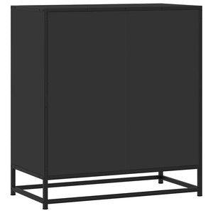 Συρταριέρα Μαύρο 68x35x76 cm Κατασκευασμένο ξύλο