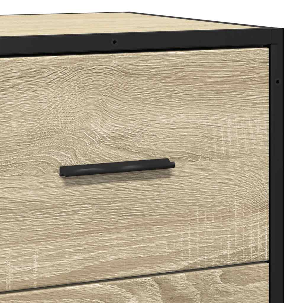 Συρταριέρα Sonoma Δρυς 68x35x76 εκ. Επεξεργασμένο Ξύλο