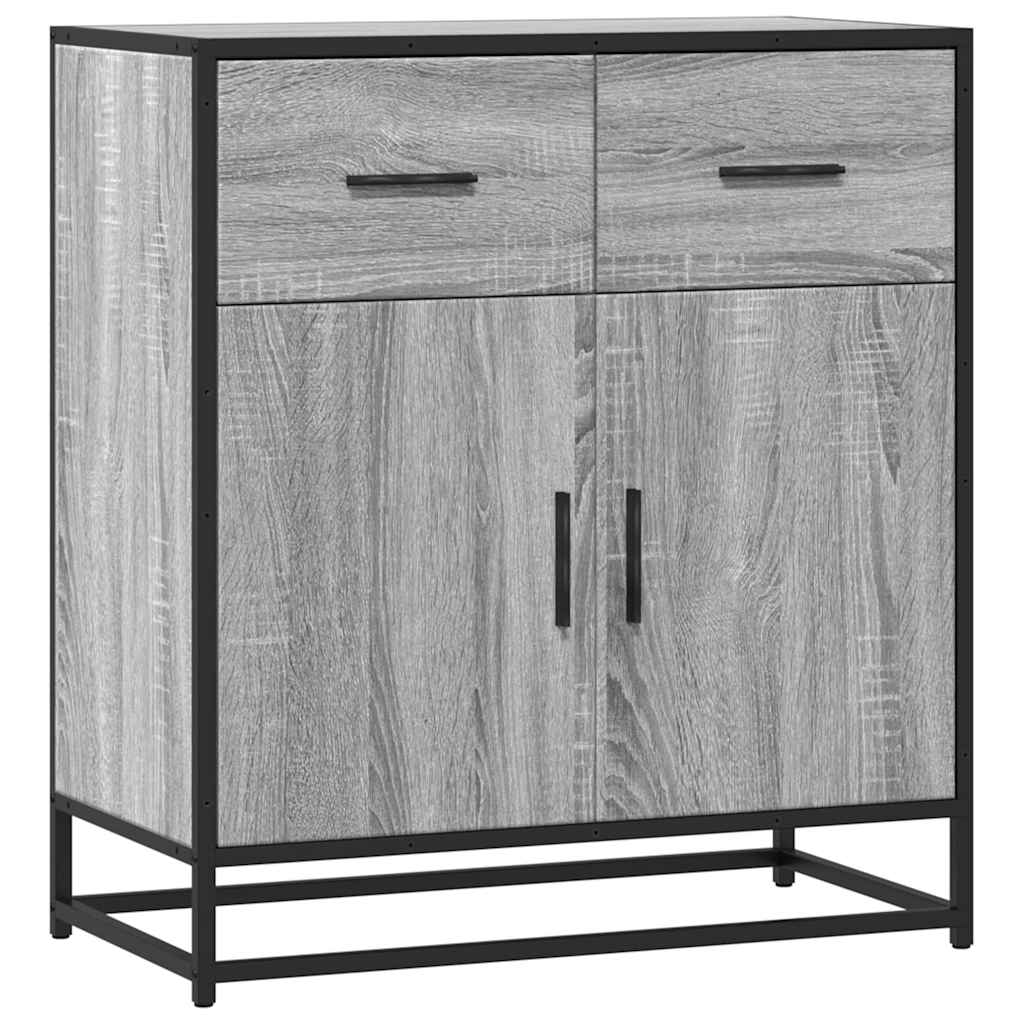Συρταριέρα Γκρι sonoma 68x35x76 cm Ξύλινο μηχανουργικό ξύλο