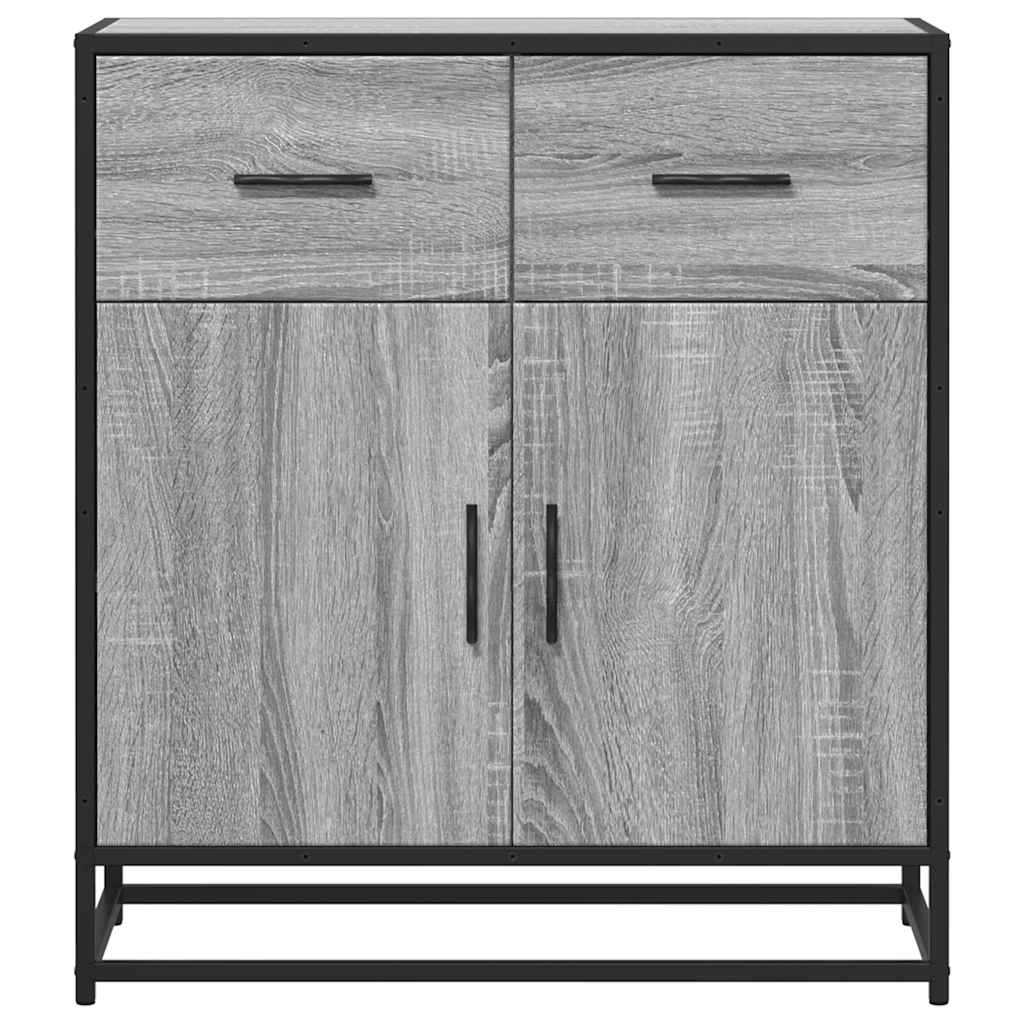 Συρταριέρα Γκρι sonoma 68x35x76 cm Ξύλινο μηχανουργικό ξύλο