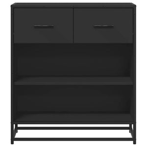 Συρταριέρα Μαύρο 68x35x76 cm Κατασκευασμένο ξύλο - Pakobazaar