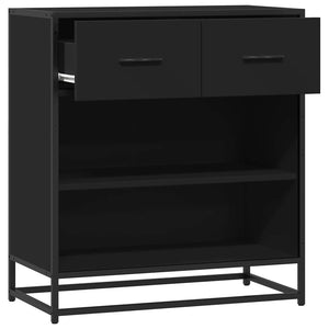 Συρταριέρα Μαύρο 68x35x76 cm Κατασκευασμένο ξύλο - Pakobazaar