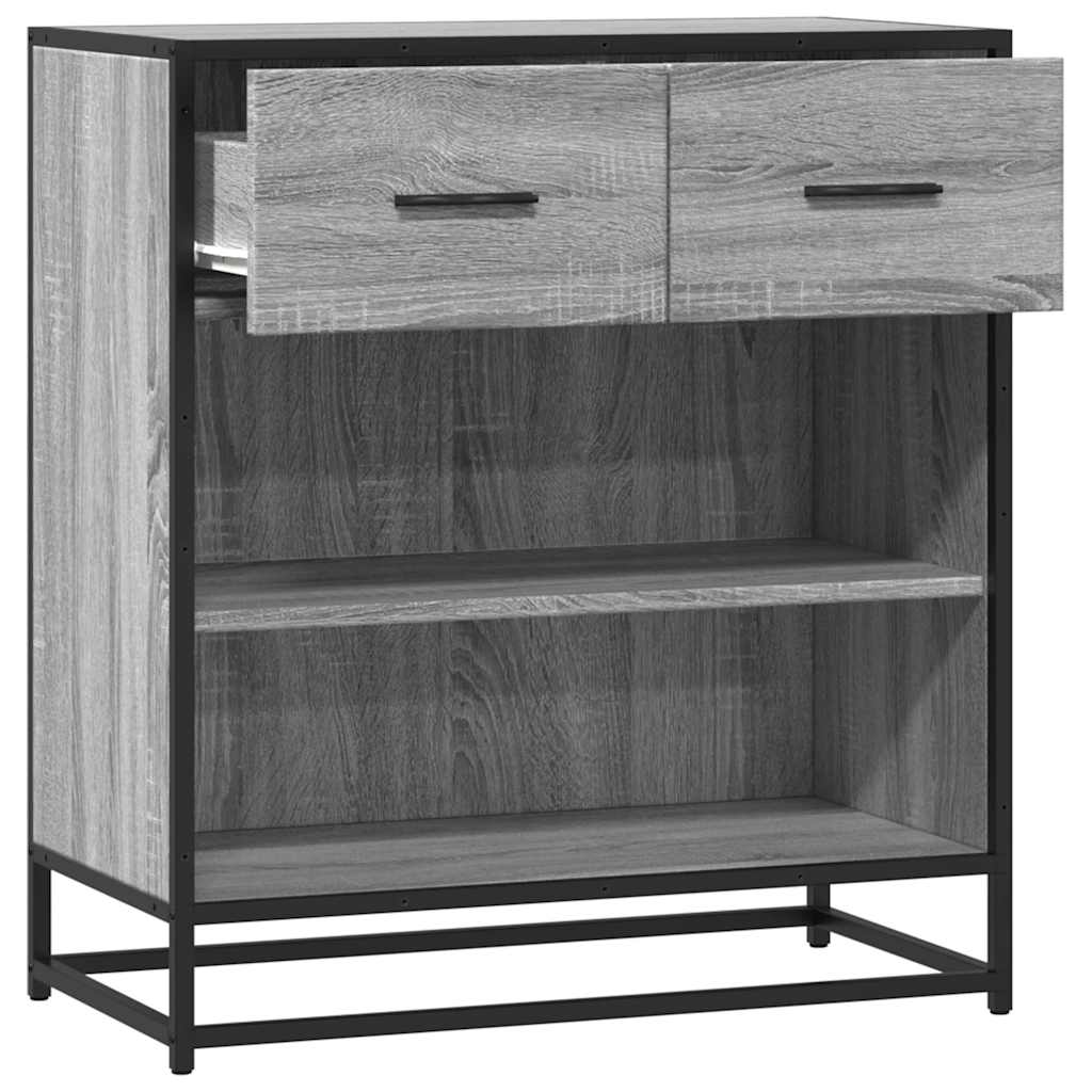 Συρταριέρα Γκρι sonoma 68x35x76 cm Ξύλινο μηχανουργικό ξύλο