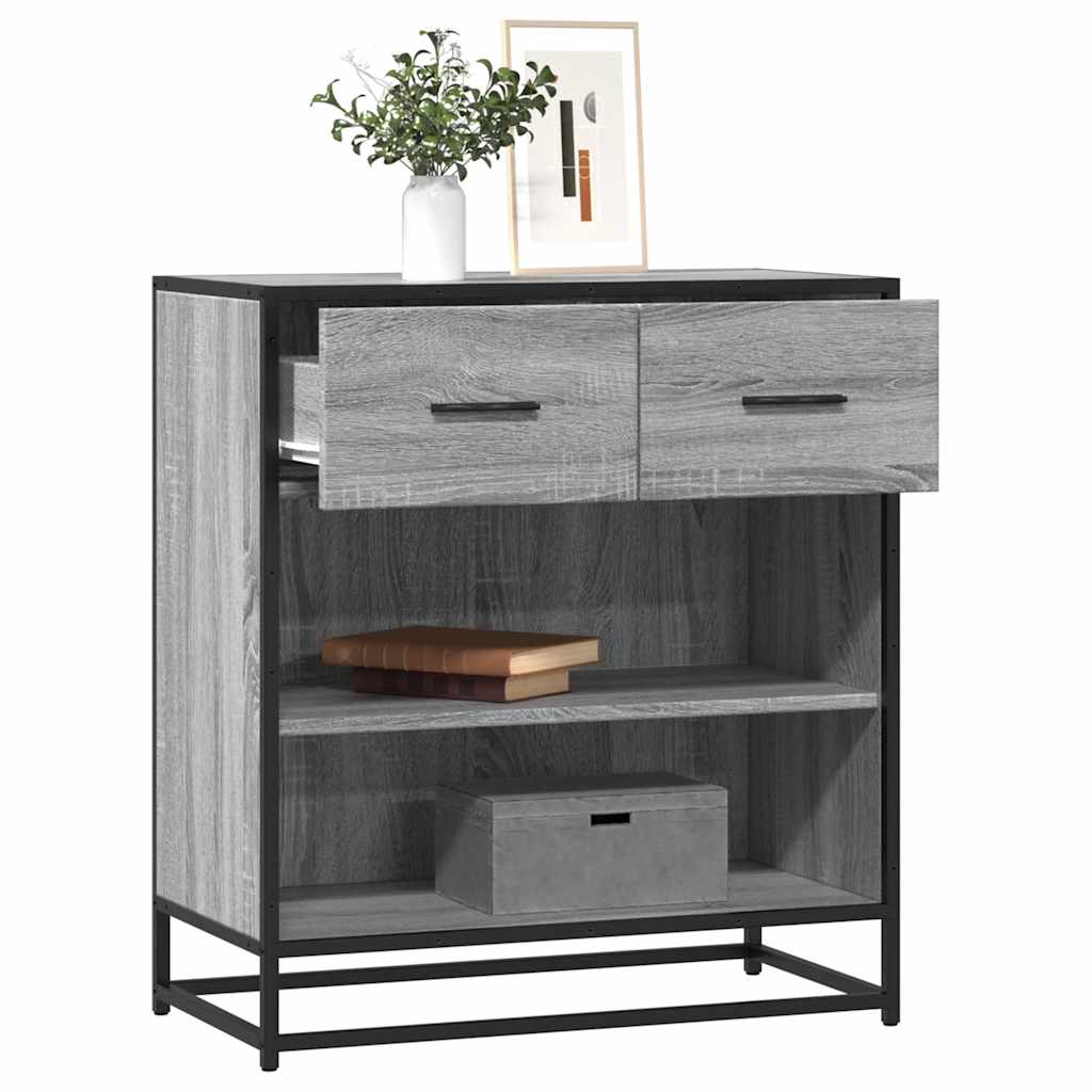 Συρταριέρα Γκρι sonoma 68x35x76 cm Ξύλινο μηχανουργικό ξύλο