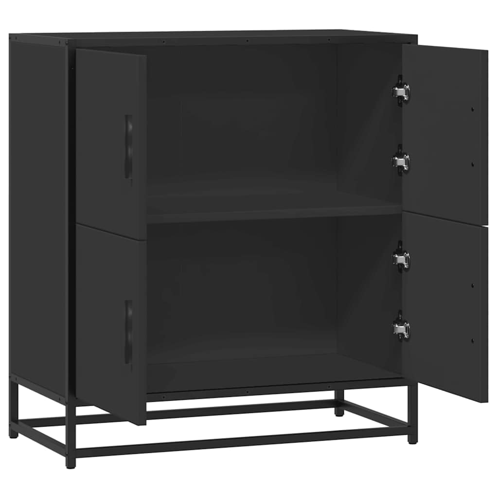 Συρταριέρα Μαύρο 68x35x76 cm Κατασκευασμένο ξύλο - Pakobazaar