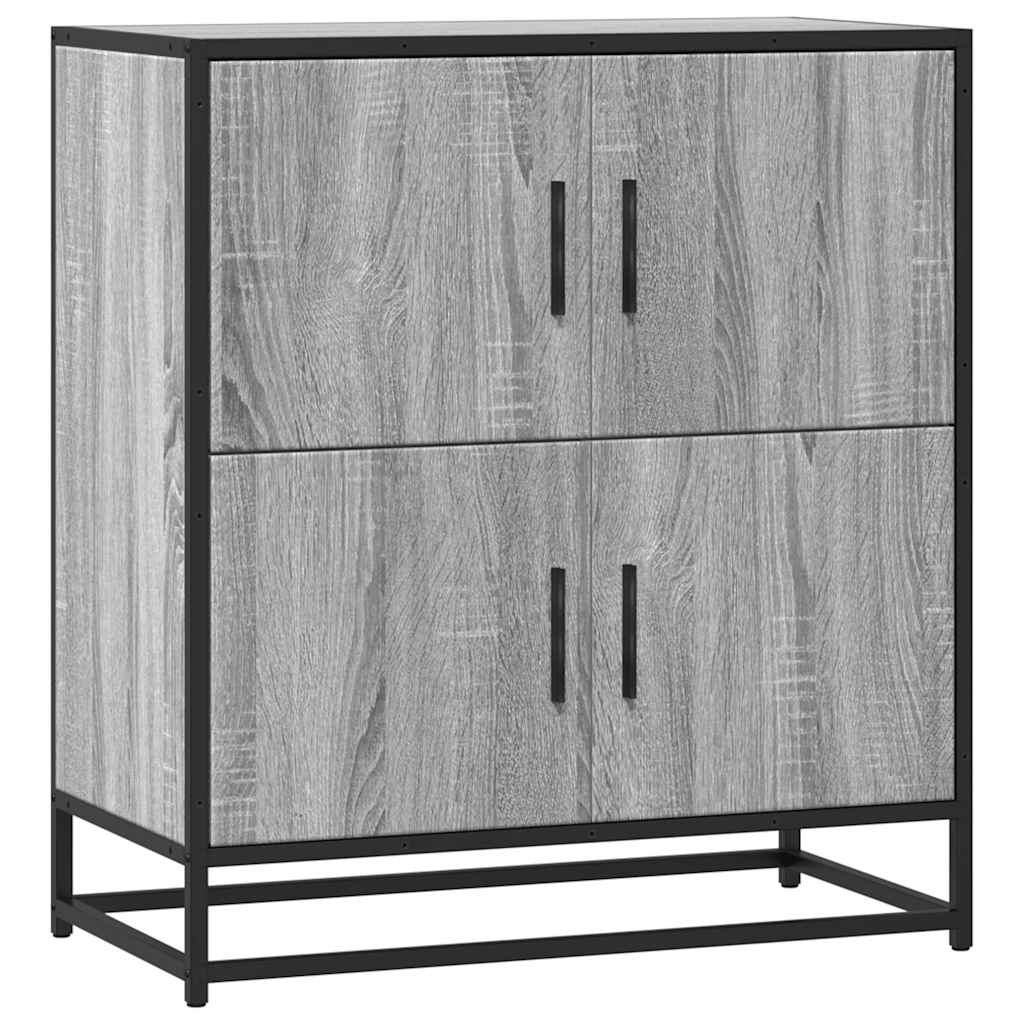 Συρταριέρα Γκρι sonoma 68x35x76 cm Ξύλινο μηχανουργικό ξύλο