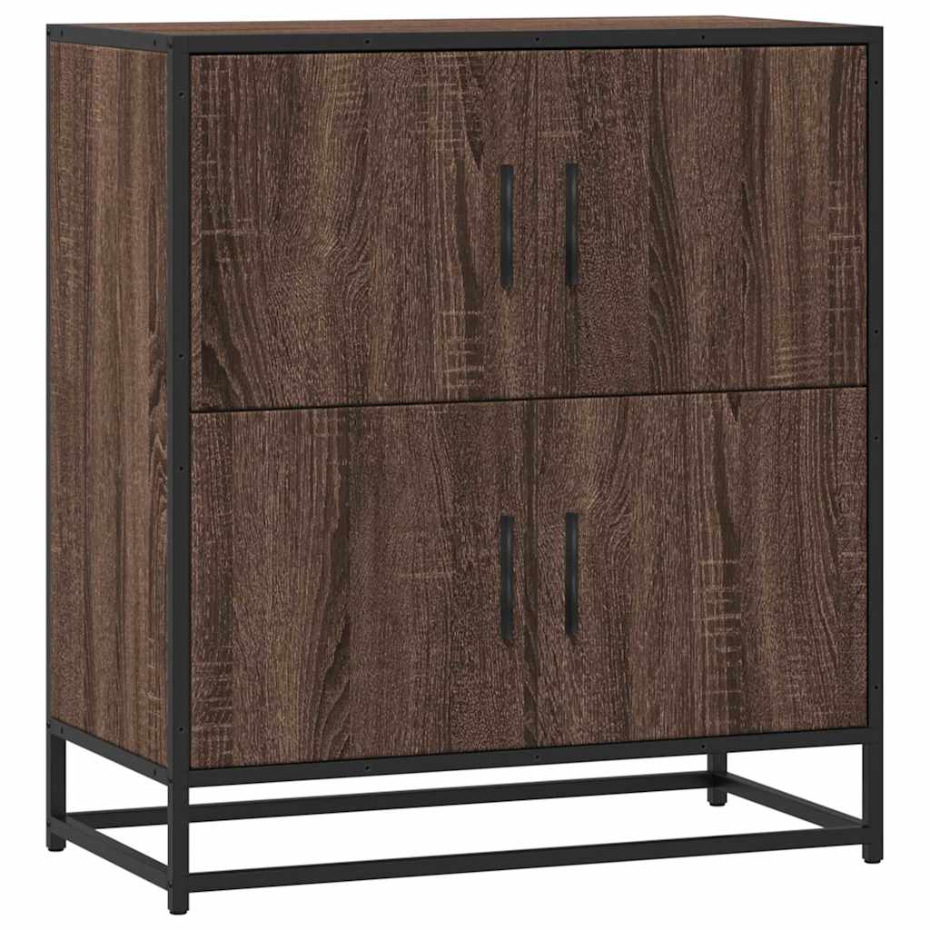 Συρταριέρα καφέ δρυς 68x35x76 cm Κατασκευασμένο ξύλο - Pakobazaar