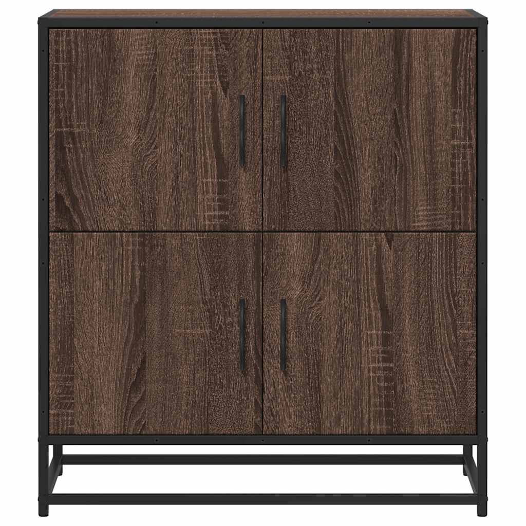 Συρταριέρα καφέ δρυς 68x35x76 cm Κατασκευασμένο ξύλο - Pakobazaar