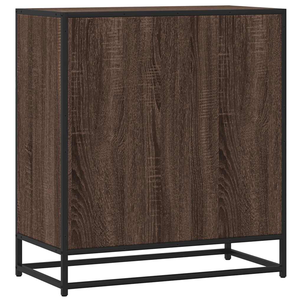 Συρταριέρα καφέ δρυς 68x35x76 cm Κατασκευασμένο ξύλο - Pakobazaar