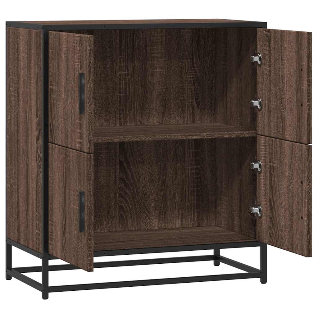 Συρταριέρα καφέ δρυς 68x35x76 cm Κατασκευασμένο ξύλο - Pakobazaar