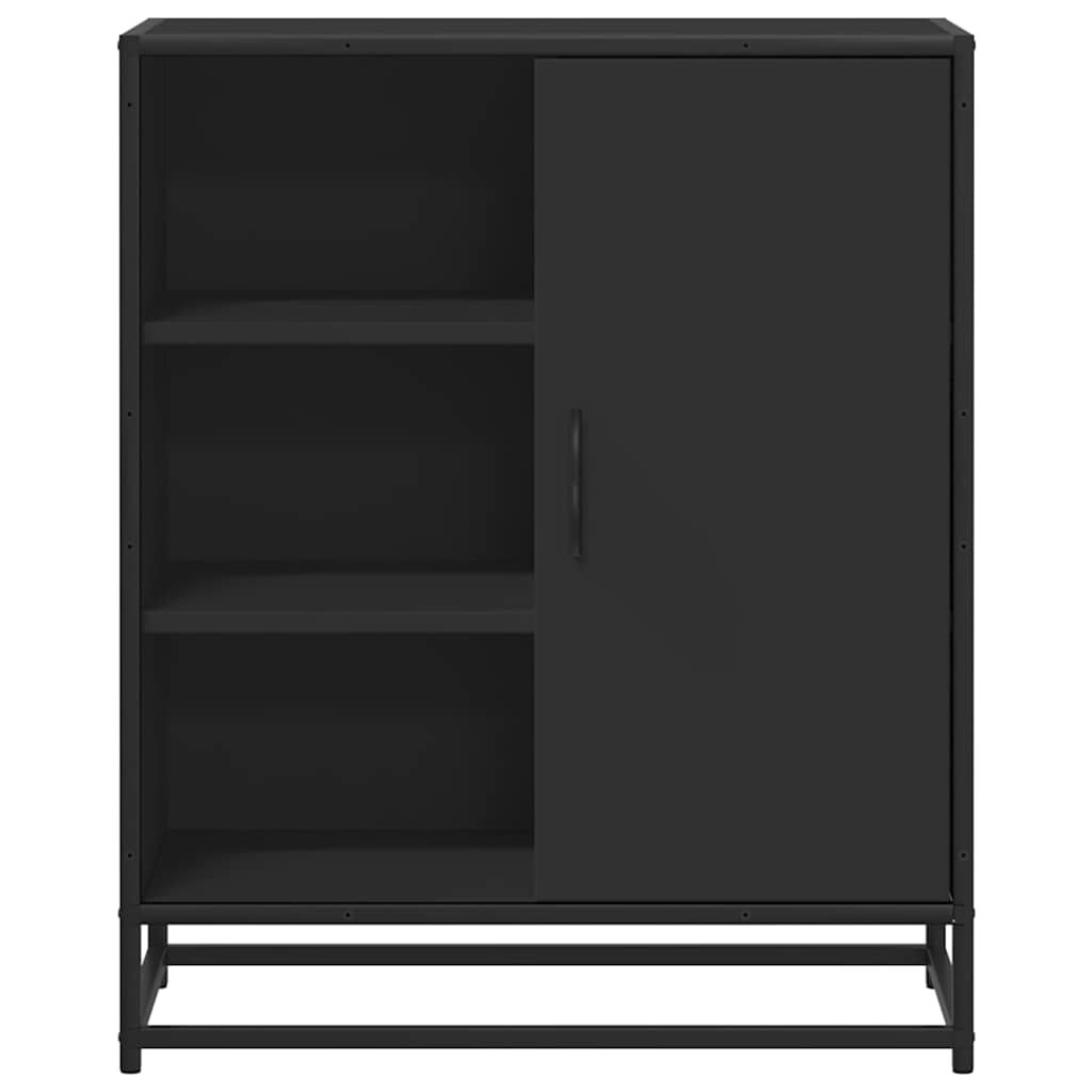 Μπουφές Μαύρος 62x35x76 εκ. από Επεξεργασμένο Ξύλο