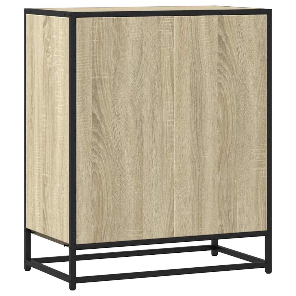 Sideboard Sonoma Oak 62x35x76 cm Κατασκευασμένο ξύλο