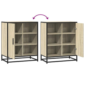 Sideboard Sonoma Oak 62x35x76 cm Κατασκευασμένο ξύλο