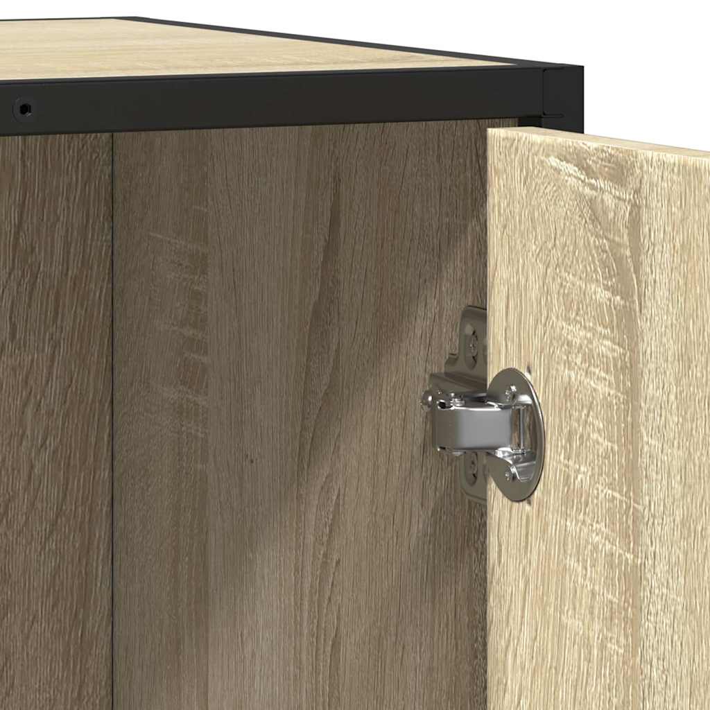 Sideboard Sonoma Oak 62x35x76 cm Κατασκευασμένο ξύλο