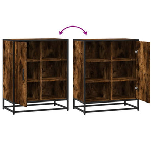 Sideboard Καπνιστή δρυς 62x35x76 cm Κατασκευασμένο ξύλο
