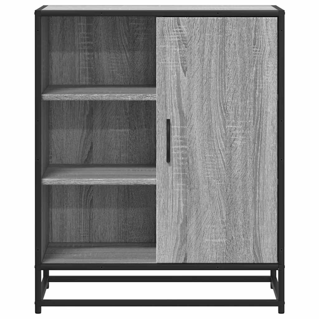 Sideboard Grey Sonoma 62x35x76 cm Ξύλινο μηχανουργικό ξύλο