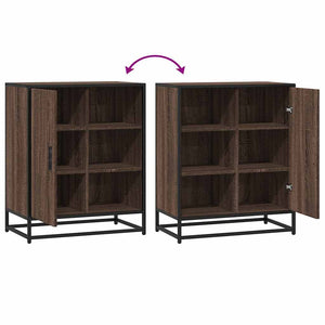 Sideboard καφέ δρυς 62x35x76 cm Ξύλο μηχανής