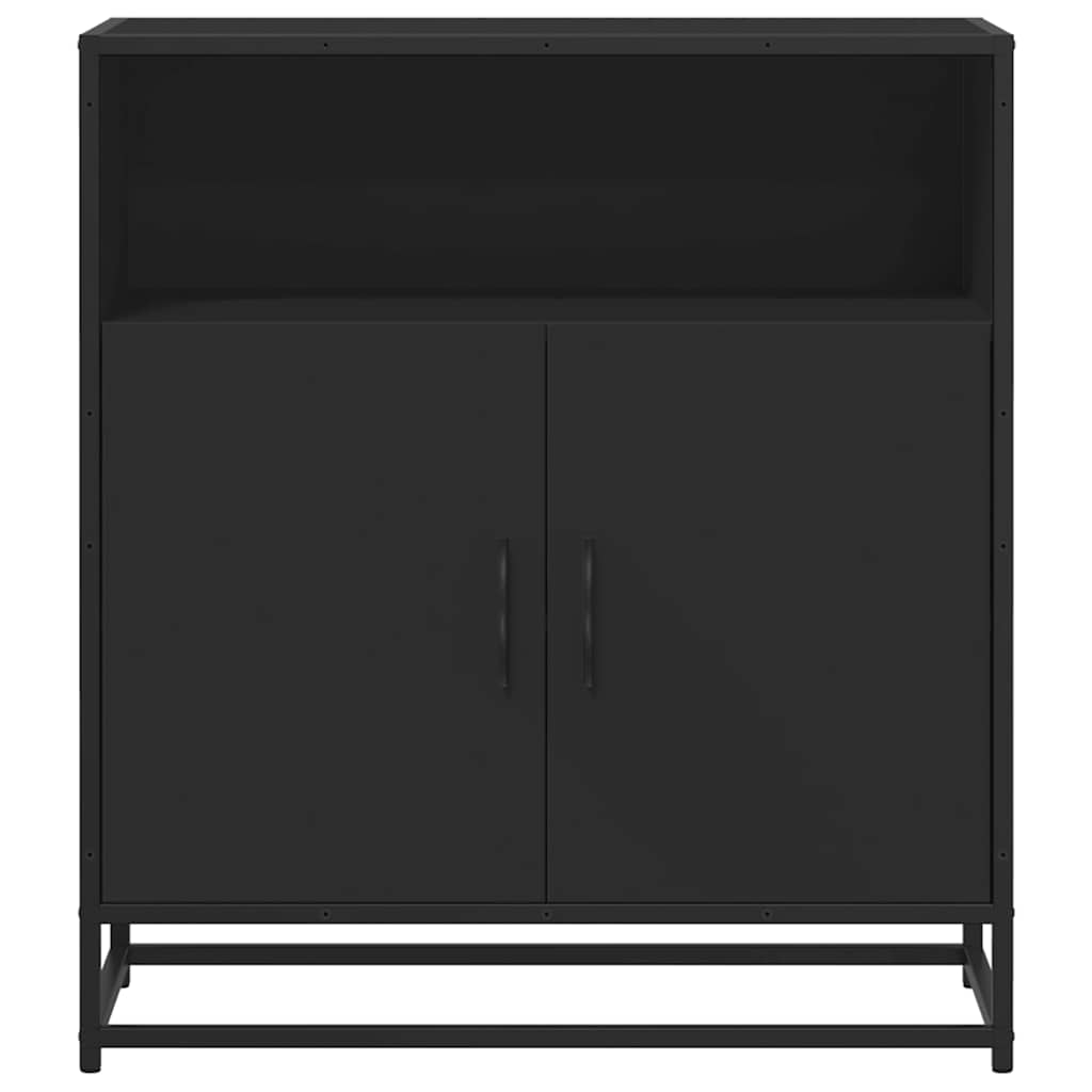Συρταριέρα Μαύρο 68x35x76 cm Κατασκευασμένο ξύλο